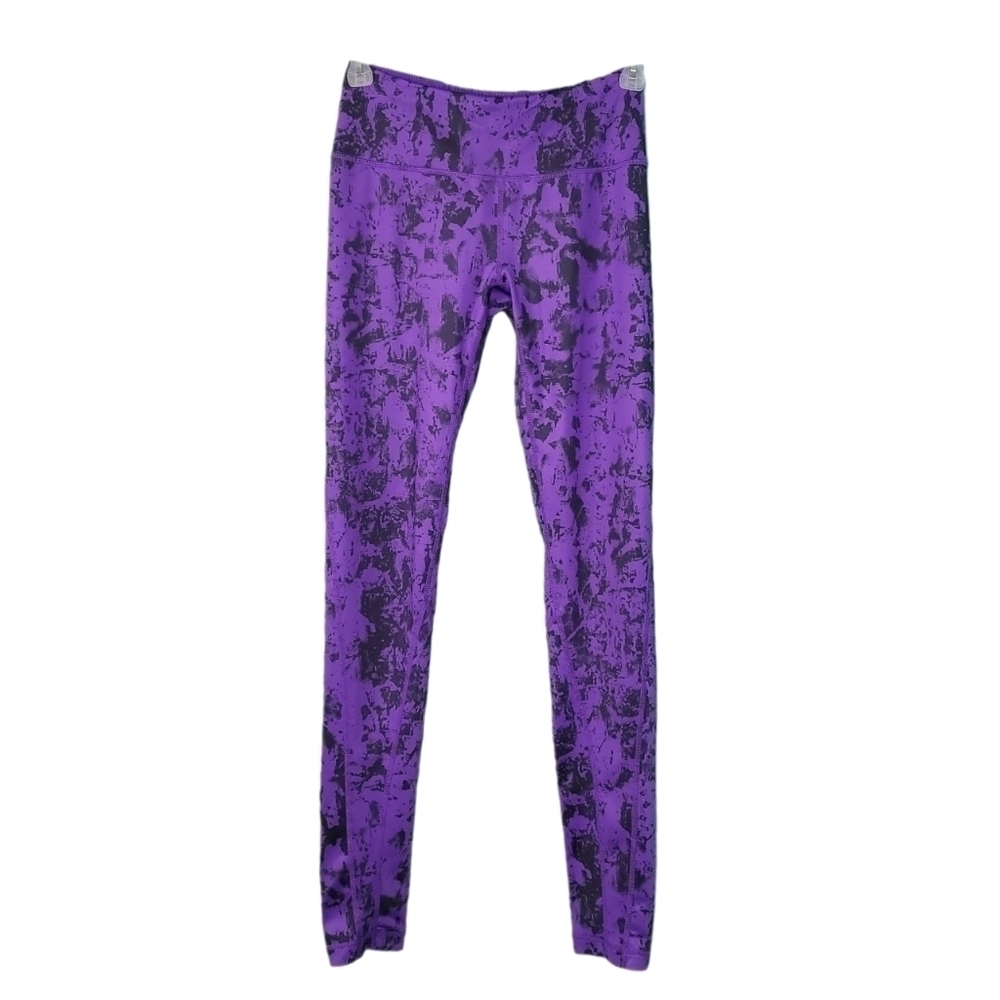 Z by Zella Purple and Black Lowrise Leggings Women's Size XS